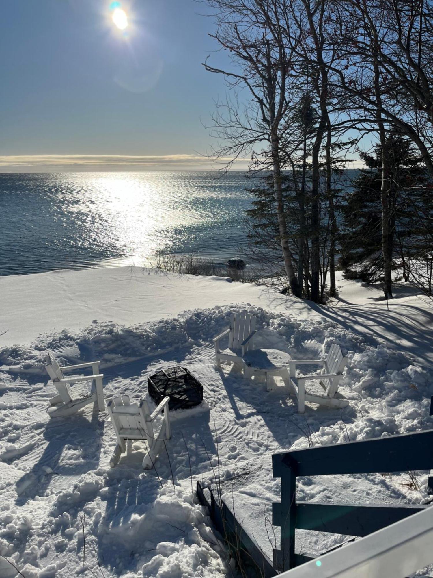 Chalet Chez Les Petit Grandes Bergeronnes Bagian luar foto